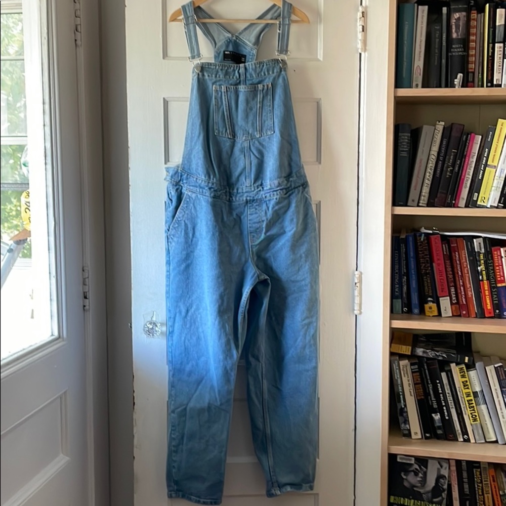 ASOS maternity denim overalls/dungarees